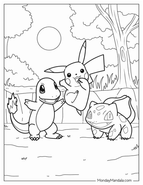 pokemon coloring worksheets|3000+ FREE Pokemon Coloring Pages